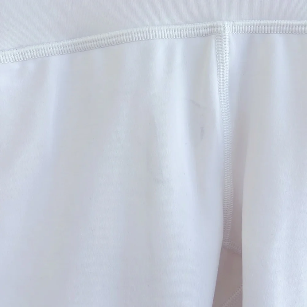 Lululemon Train Times High Waist / White / Luxtreme Mesh Leggings - Picture 3 of 8